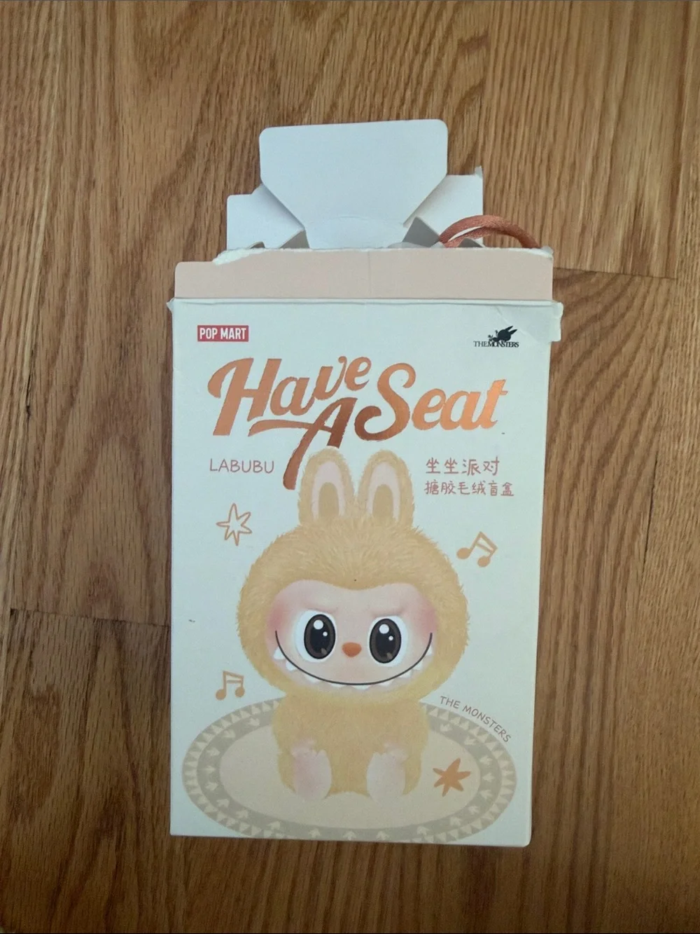 Have A Seat Labubu Plush - Cream